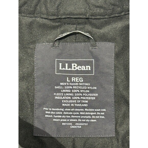 Men’s LL Bean Wildcat Waterproof Insulated Snow Pants Black Large - Picture 6 of 11